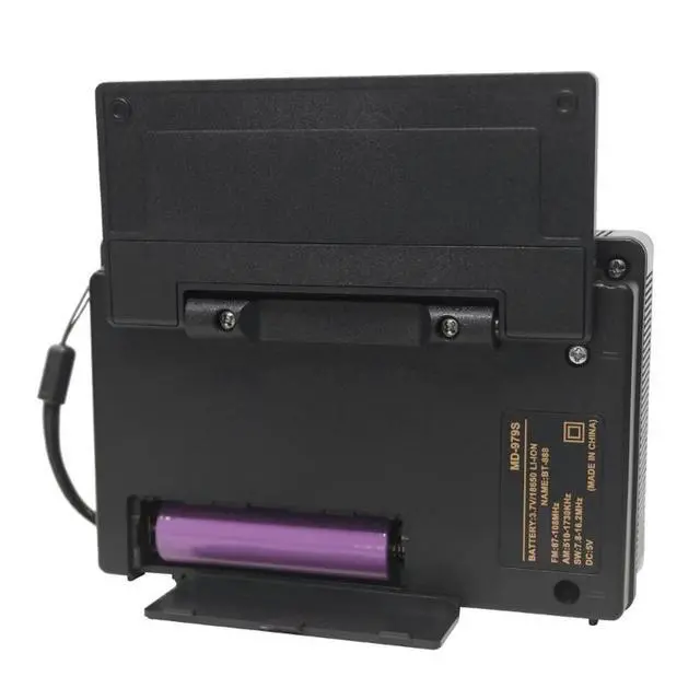 Alt view image 4 of 6 - 2025 Solar Bluetooth-Compatible Radio With Digital Display For Backpacking Lightweighted