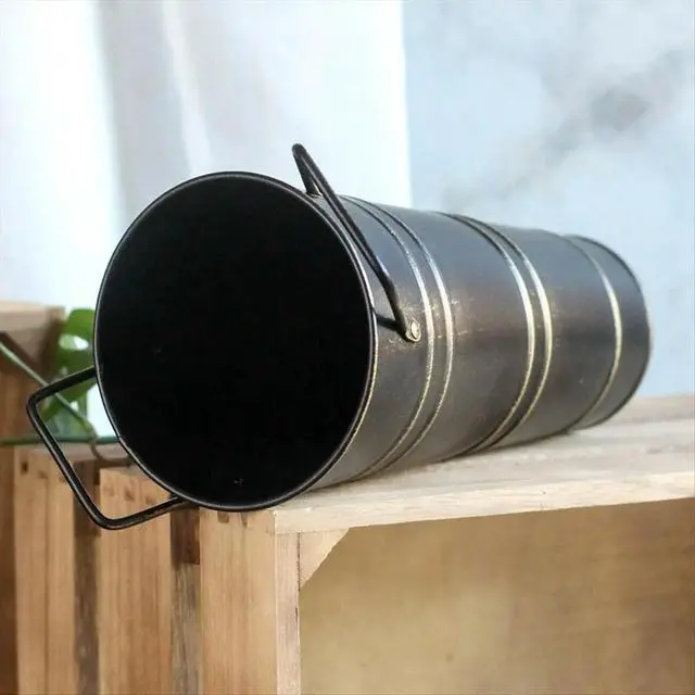 Alt view image 6 of 6 - l Round Umbrella Stand Rack,Decorate Freestanding Vase, for Entryway Use, Organizer for Home and Office Black