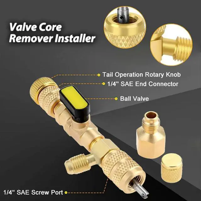 Alt view image 5 of 6 - High-Valve Core Replacement Tool for Quick Valve Needle Change - Disassembly Tool