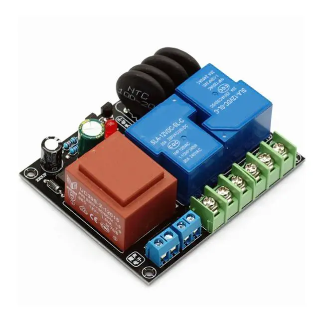 Alt view image 4 of 6 - AA84 Power Protection Home Audio Amplifier Soft Start Startup Board For Delay High-Power Soft Power Module