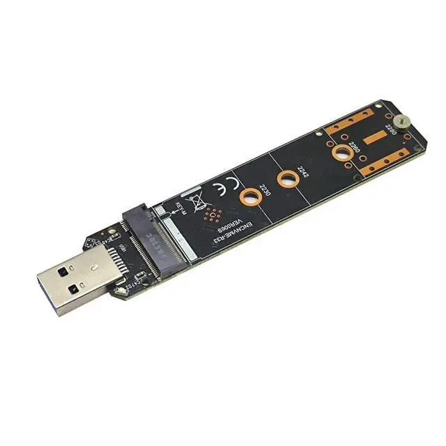 Alt view image 5 of 6 - NVME USB Adapter M.2 NVMe To USB 3.1 SSD Adapter 10Gbps USB3.1 Gen 2 RTL9210 Chips for M Key M2 NVMe 2230 2242 2260 2280 M.2 SSD