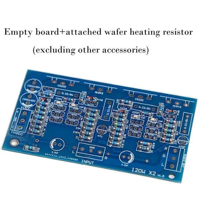 Alt view image 5 of 6 - 120W+120W Amplifier Board Dual channel Home HiFi Amplifier Board 1943 5200 Tube Product Board