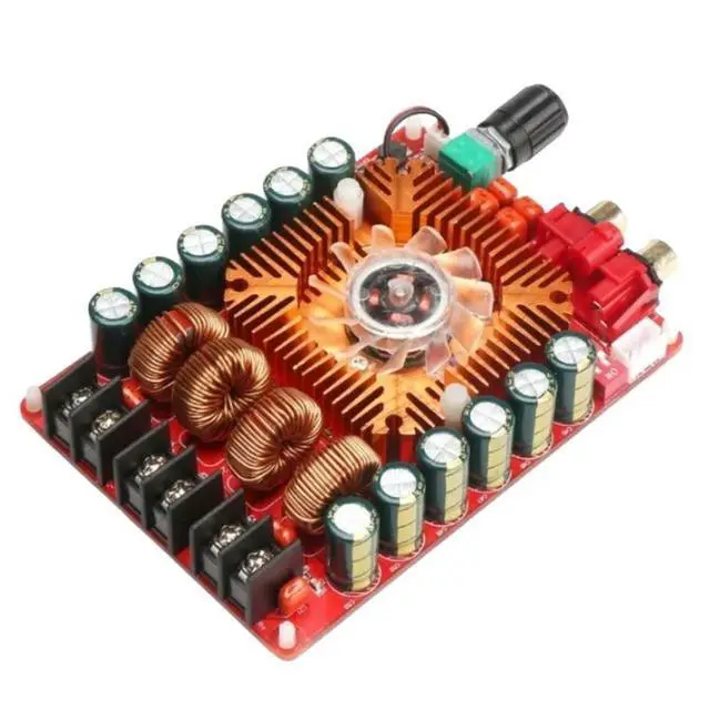 Alt view image 4 of 6 - TDA7498E high-power digital amplifier board 2.0HIFI stereo 160W * 2 supports BTL220W