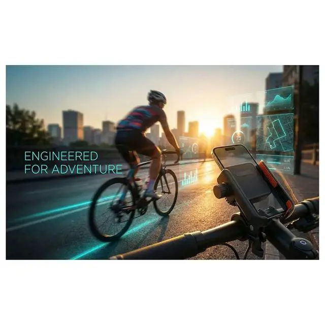 Alt view image 6 of 6 - Universal Bike Phone Holder Shockproof Bicycle Motorcycle Phone Holder ,Phone 360° Rotation Anti-Slip Secure Mount Stand