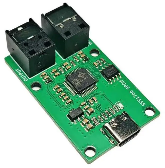 Alt view image 6 of 6 - SSS1700C1 USB Sound Card TypeC Interface Spdif Fiber Optic Digital Audio Input/output Digital Interface