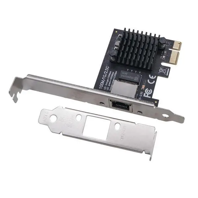 Alt view image 5 of 6 - 2.5Gb Network Card PCI Express X1 To RJ45 Port Gigabit Ethenet Network Cards 2500Mbps RTL8125BG Chip PCIE LAN Card + Low Bracket