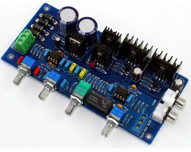 Alt view image 5 of 6 - A49T Preamp Tone Board, 2.0 Preamp Stereo HIFI NE5532 Tone Board Preamplifier, Amplifier Preamplificador