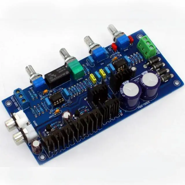 Alt view image 6 of 6 - A49T Preamp Tone Board, 2.0 Preamp Stereo HIFI NE5532 Tone Board Preamplifier, Amplifier Preamplificador