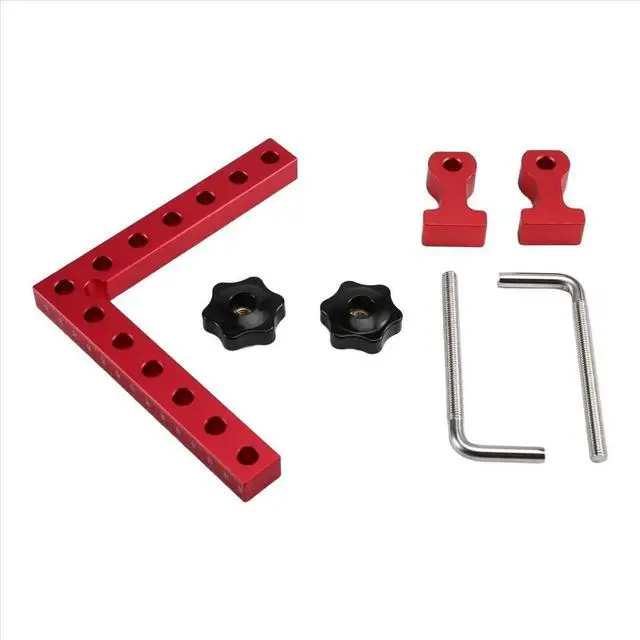 Alt view image 5 of 6 - Right Angle Positioning Squares Tool 140mm 90 Degrees L-Type Corner Clamp Fixing Clip Clamping Square Woodworking Tools