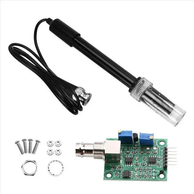 Alt view image 6 of 6 - PH Charging Free Electrode Probe PH Value Test PH Sensor Monitoring Module PH0-14