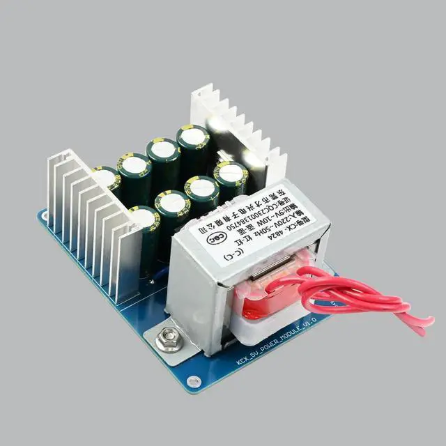 Alt view image 4 of 6 - 5V Dual-output Linear Voltage Regulator Module LM7805 Transformer Step-down Type with Low Ripple and No Interference