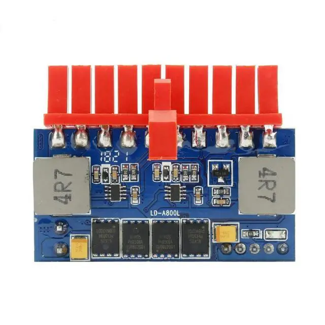 Alt view image 5 of 6 - 90W 12V Silent Fanless Low Power Consumption In-Line DC-ATX ITX Desktop Chassis Computer Power Supply Module 20PIN