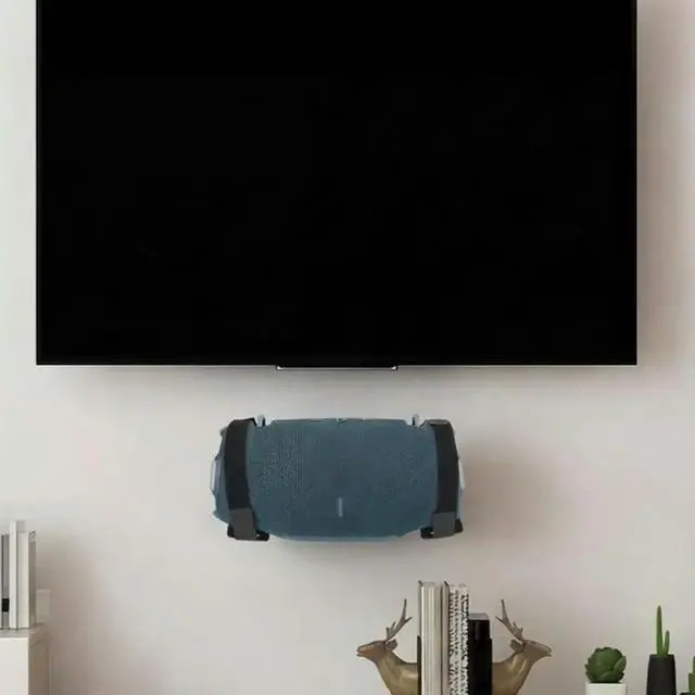 Alt view image 6 of 6 - l Wall Mount Bookshelf Speaker Bracket for Most Surround Sound Speaker