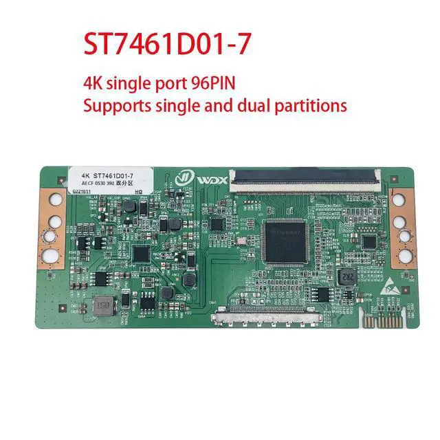 Alt view image 5 of 6 - ST7461D01-7 4K T-CON 96PIN supports single and double partition