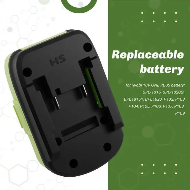 Alt view image 4 of 6 - For Einhell 18V Lithium Batteries EIN18RL Adapter Converter for Ryobi 18V Cordless Power Tool Drill