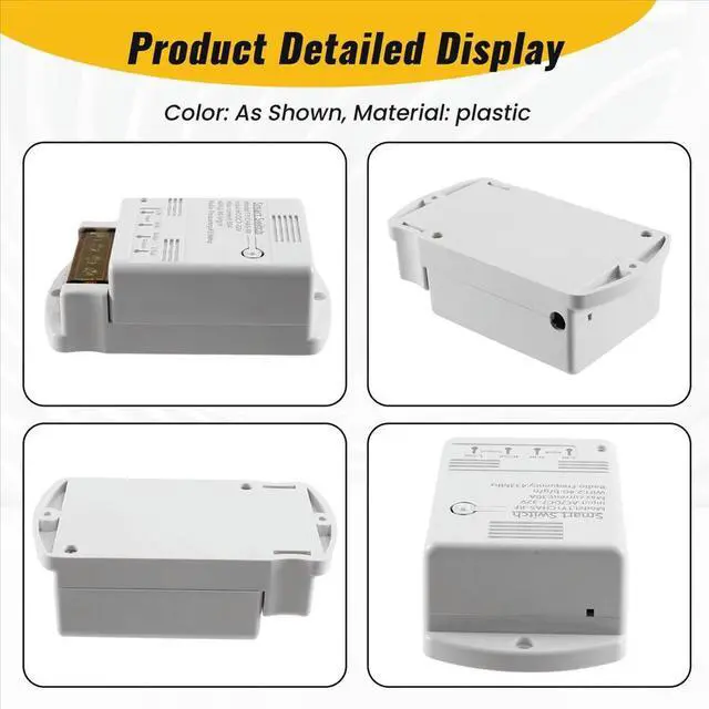 Alt view image 4 of 6 - 30A Tuya Switch ligent Automation Modules APP Remote Control 12V 24V 20A Relay HIGH POWER 4000W