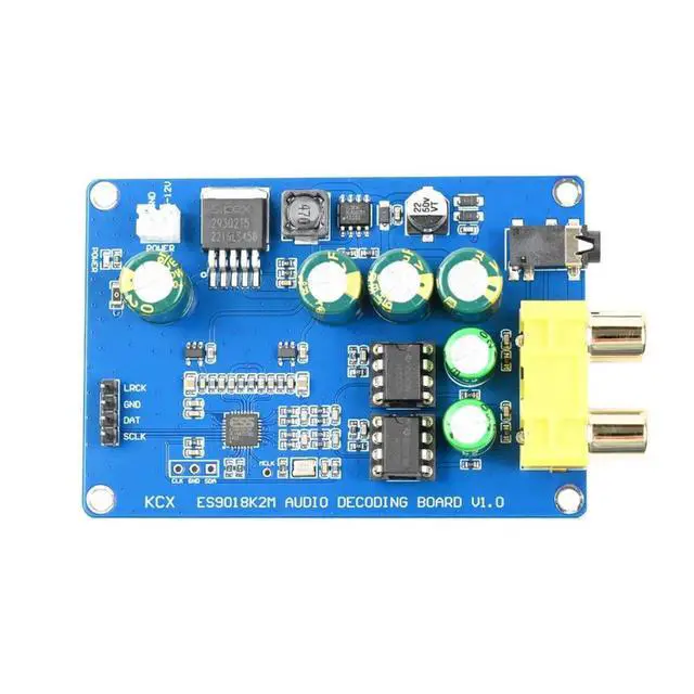 Alt view image 4 of 6 - ES9018K2M Audiophile Grade I2S Hi-Fi Audio DAC Decoder Board