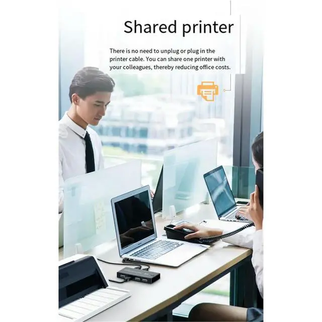 Alt view image 4 of 6 - 3D Printer Parts & Accessories USB 2.0 Peripheral Sharing Switch Selector Sharing 4 USB Devices for Keyboard Printer