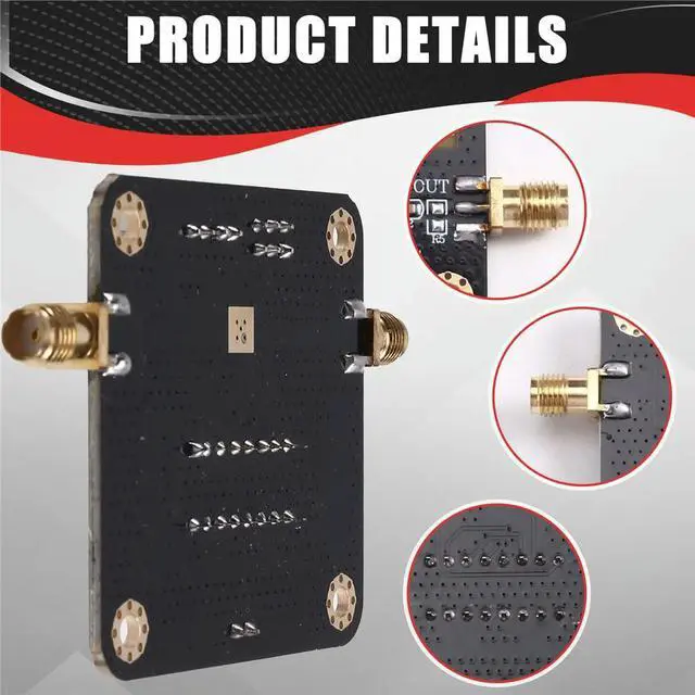 Alt view image 5 of 6 - PE4302 Module for Digital RF Attenuator Module High Attenuation Accuracy High Linearity DC-4000MHz 6-Digit Dialing Code