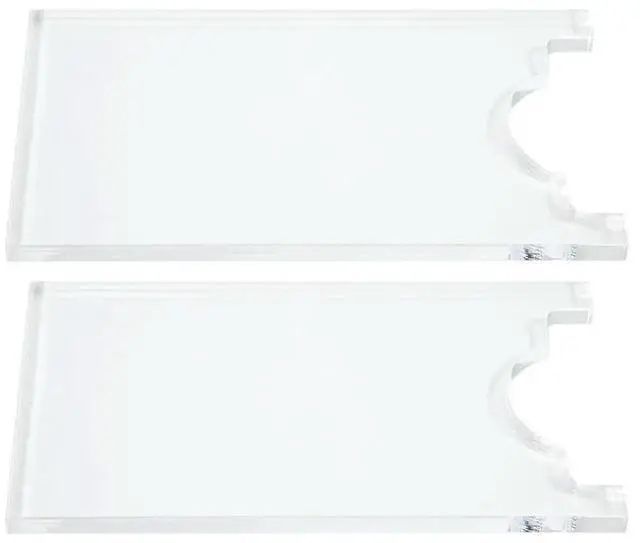 Alt view image 6 of 6 - Clear Couch & Bed Stopper - Universal Wall Sp(2Pack), Protects Walls, Prevents Fire Risks From Heaters A
