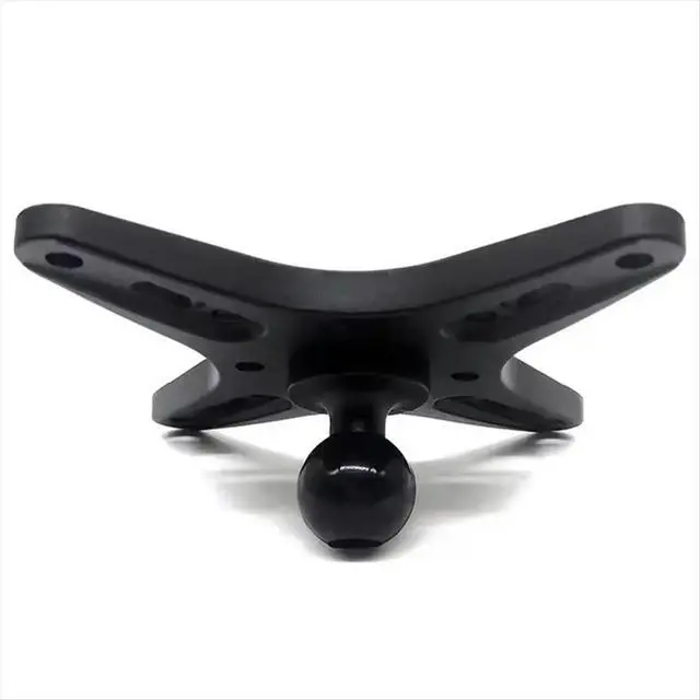 Alt view image 5 of 6 - Monitor Mounting Adapter Bracket Plate with 1inch Ball Head to 100x100mm 75x75mm, Wall Arm Mount Universal