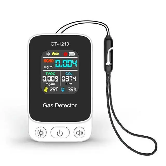 Alt view image 4 of 6 - CO2 Carbon Dioxide Detector TVOC HCHO Air Temperature Humidity Tester Gas Detector Co2 Meter Air Sensor