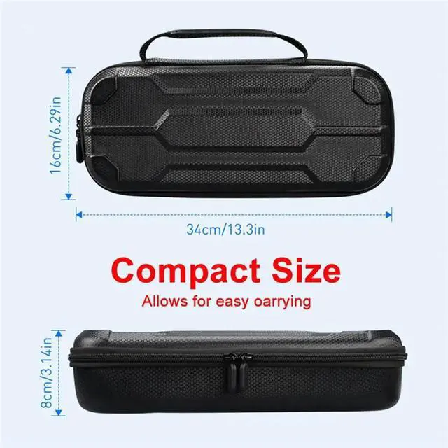 Alt view image 5 of 6 - Shockproof Carrying Case for PS5 Portal Protective Bag with Accessory Compartments