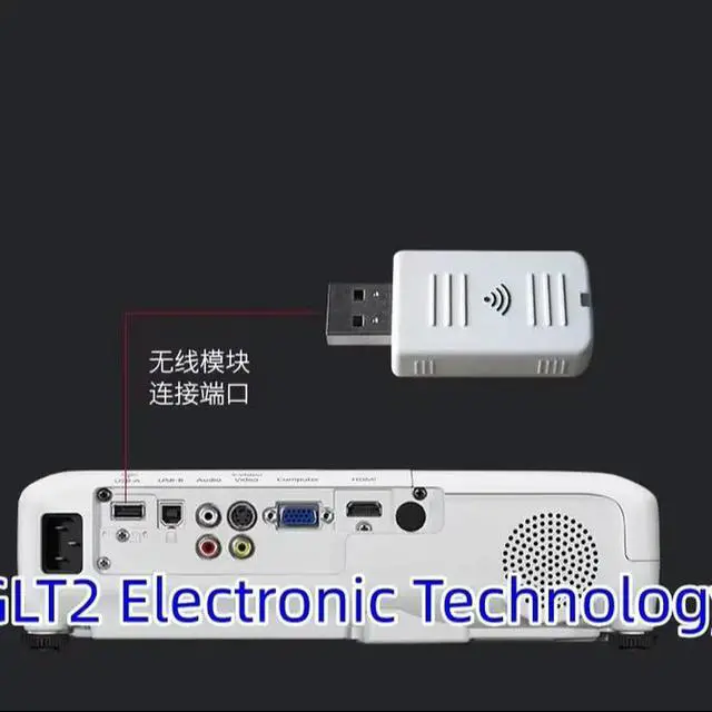 Alt view image 4 of 6 - Projector Adapter ELPAP07 Module For CU610X/CU600XC260MN/EB-C300MN/C3010WN/C3010WN/C300MS/EB-C3011WN/C3005WN