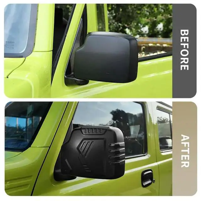 Alt view image 5 of 6 - Wear-Resistant Anti-Scratch Rearview Mirror Housing Cover For Suzuki Jimny 2018-2025 Car Exterior Decoration Accessory