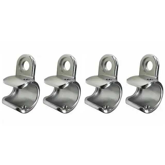 Alt view image 4 of 6 - 4PCS Bike Trailer Hitch Cup Mount For Thule Chariot Courier Coaster Cadence Stainless Steel Stroller Axle Hitch Cup