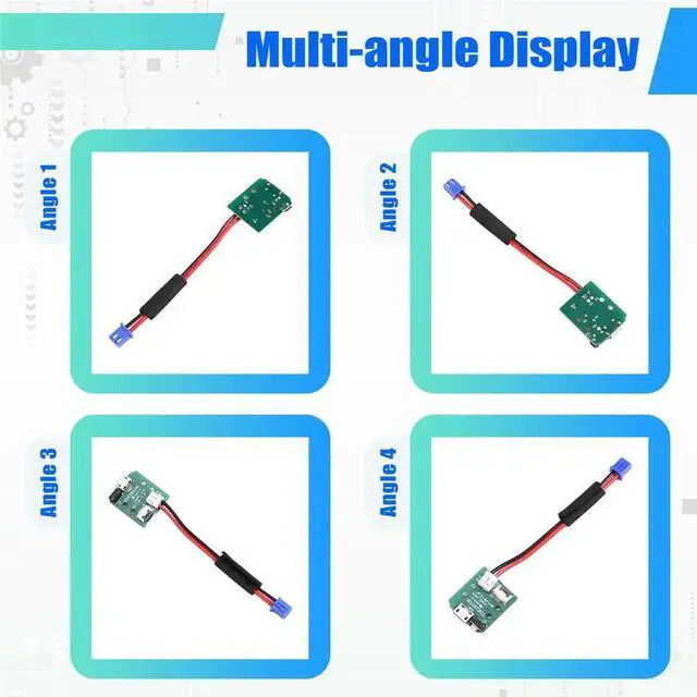 Alt view image 4 of 6 - Charging Port Board for JBL Link 20 BT Speaker Accessories USB Charging Port Board with Wire Power Jack Dock Switch