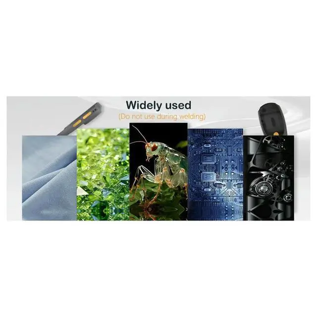 Alt view image 6 of 6 - Digital Microscope Handheld Digital Microscope with LED Light 2MP 2 Inch Screen Digital Magnifying Glass for Plants
