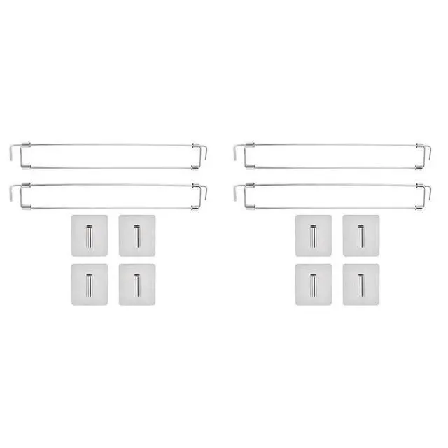 Alt view image 4 of 6 - RV Adjustable Fridge Bars 13.98-25.59 Inch, Fridge Rods, RV Corner Shelf Rod For RV Fridge, Kitchen (4 Packs)