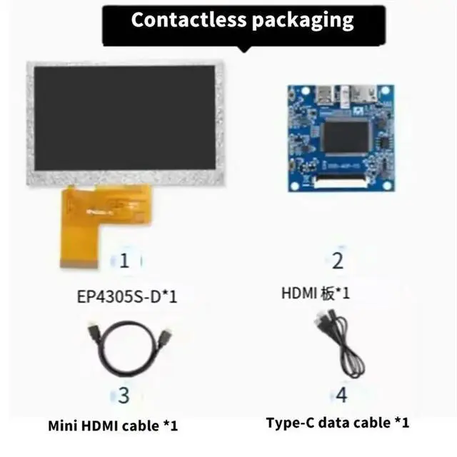 Alt view image 6 of 6 - -Compatible 4.3-Inch IPS Display Screen 40PIN Universal RGB Interface Module For DIY Embedded Project Systems