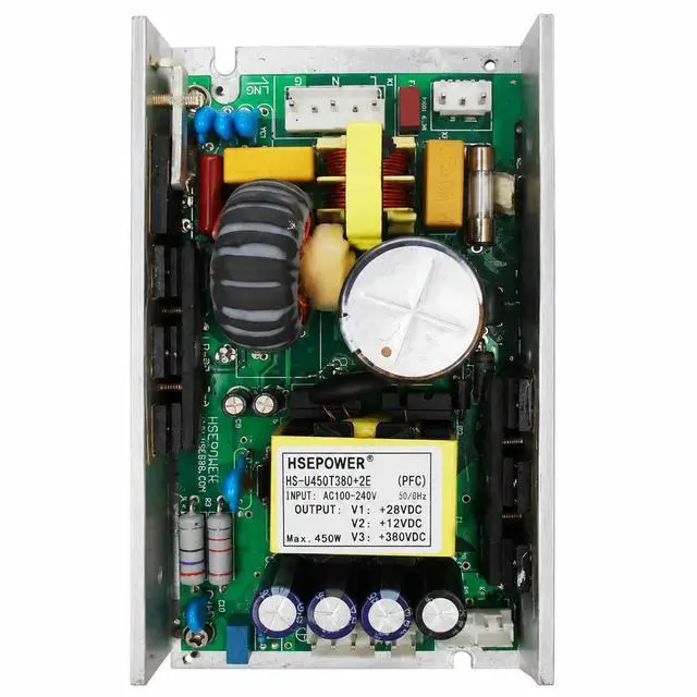 Alt view image 4 of 6 - HS-U450T380+2E 450W Stage Light Power Supply PFC Module AC100-240V Output 28V 12V 380V for Moving Head Beam Light