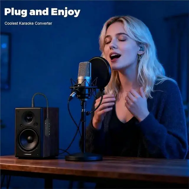 Alt view image 6 of 6 - AI Vocal Remover For Singing Practice, Real-Time Voice Elimination Device, Karaoke Vocal Removal Tool