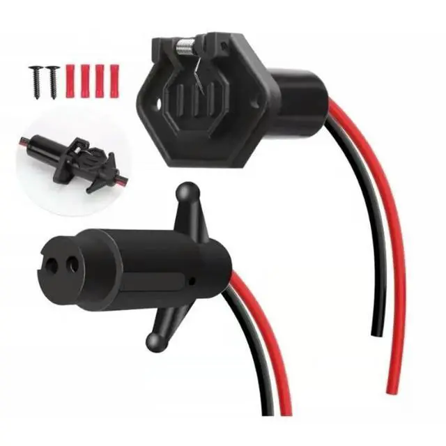 Alt view image 4 of 6 - Marine-Grade Waterproof 12V Fishing Boat Trolling Plug, 1Set Plug-In Type, For Electric Boat Cruising Plugs And Sockets