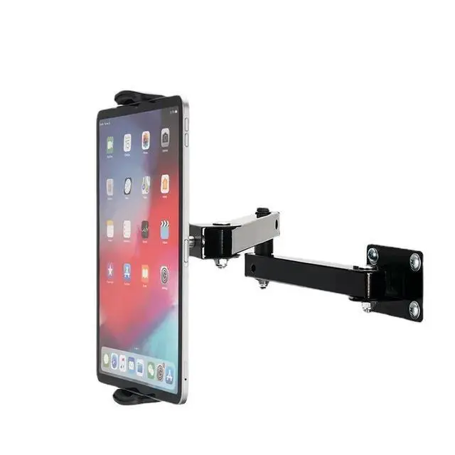 Alt view image 6 of 6 - 1pcs Wall Mount Tablet Stand Long Arm Stretchable Cell Phone Wall Holder Adjustable l Wall IPad Stand for 4-13 Inches