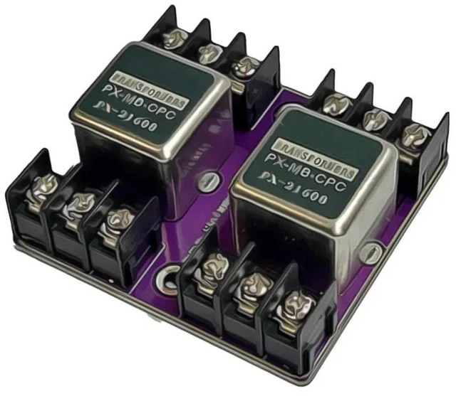 Alt view image 5 of 6 - Balanced and Unbalanced Conversion Audio Isolator PX-21608 Permalloy Audio Isolation Transformer 600:600 20Hz-20KHz