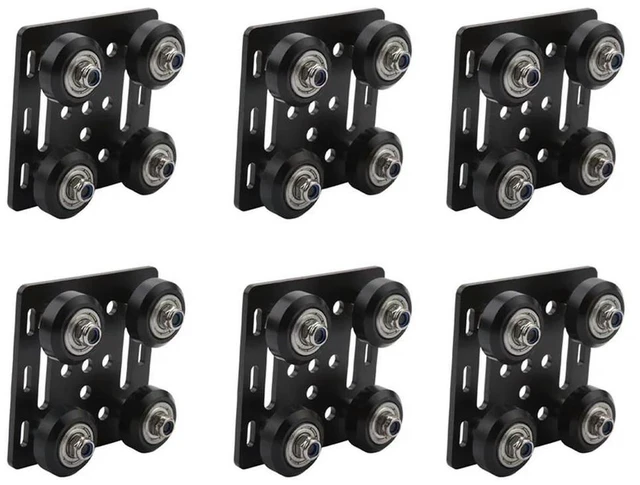 Alt view image 4 of 6 - YM-6X 3D Printer Accessories For Openbuilds V Slot European Standard 2020 Aluminum Profile Pulley V-Slot Build Gantry Plate