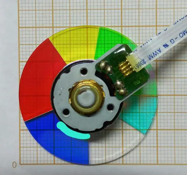 Alt view image 2 of 2 - Projector Color Wheel for NP-VE303 100% Compatible Replacement VE303