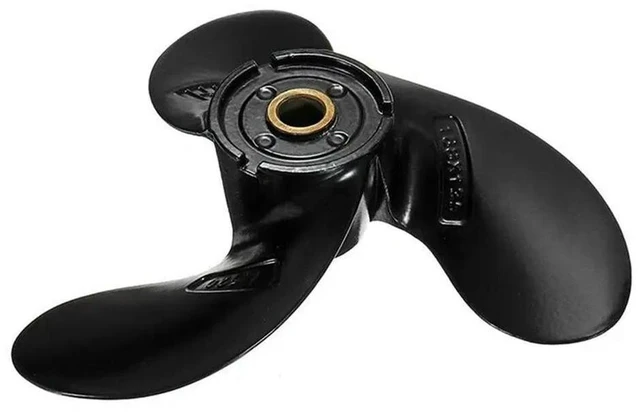 Alt view image 6 of 6 - 58110-97JA0-019 188X135mm Boat Propeller 7-3/8X5-3/8 A520 For Suzuki Outboard Engines 4-610 Tooth Spline RH 2.5HP