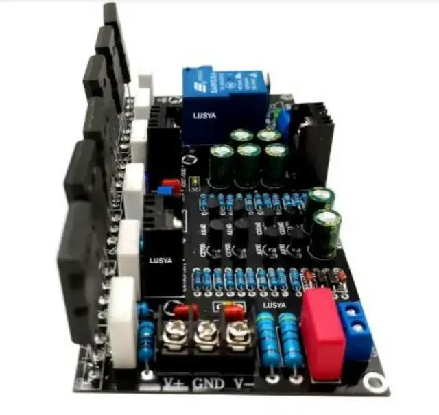 Alt view image 6 of 6 - Mono 300W Amplifier Board 1943+5200 Post-stage Amplifier Board with Speaker Protection