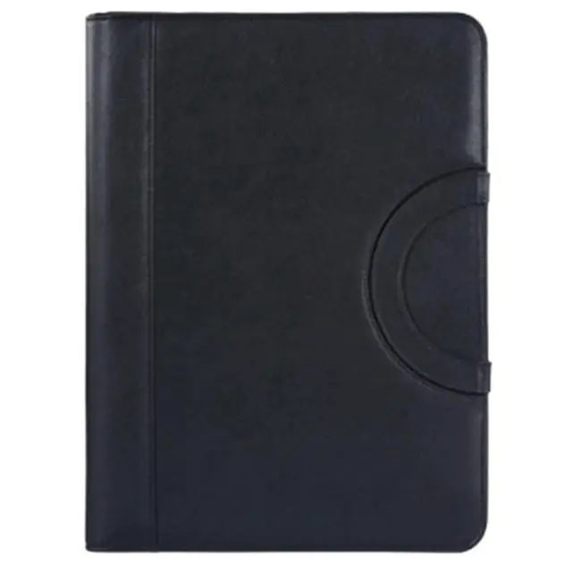 Alt view image 5 of 6 - YM-Business Padfolio Portfolio Case Handle PU Leather Portfolio Folder For School Office Conference Notepad