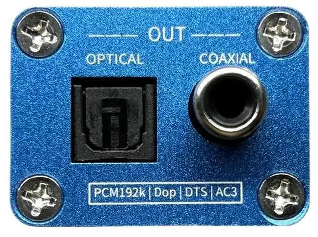 Alt view image 5 of 6 - AC3/DTS Digital Interface Dolby 5.1 Channel USB Interface UAC Digital Audio Fiber/Stereo SPDIF Converter