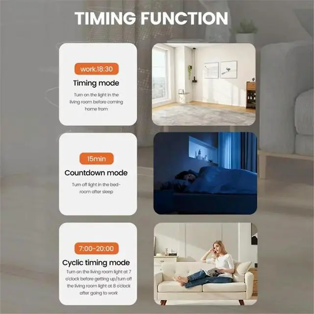 Alt view image 4 of 6 - Tuya Circuit Breaker 63A LCD Energy Meter KWH Remote Control Monitor Overload Protection Auto-Reclosing