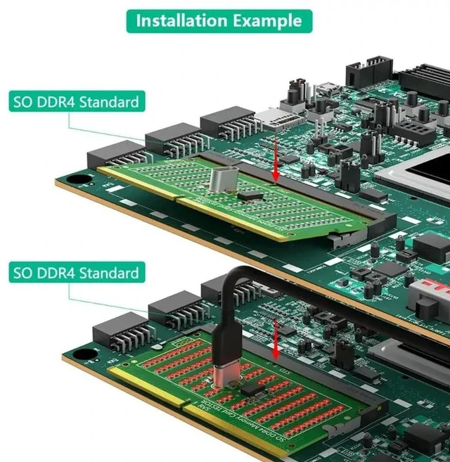 Alt view image 6 of 6 - 2025 Industrial DDR4 Slot Tester With Gold Connectors DDR4 Slot Diagnostic Tool