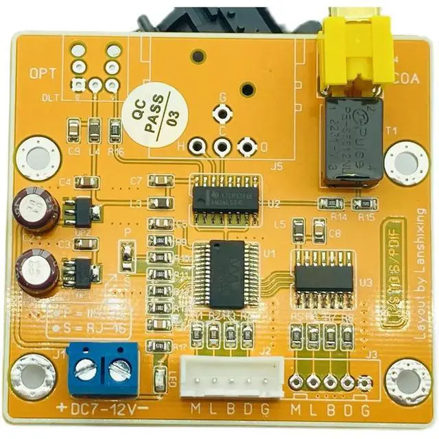 Alt view image 5 of 6 - IIS to coaxial output Italian USB interface Coaxial fiber output I2S to S/PDIF