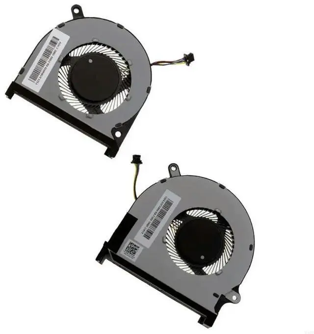 Alt view image 4 of 6 - 2025 DC5V 0.5A 4Pin Laptop CPU + GPU Cooling Fan Notebook Radiators for 15 7590 7591 7590 P83F Seriess