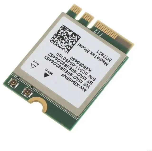 Alt view image 5 of 6 - 6 Card MT7921K NGFF for M.2 Module with BT-compatible 5.2, for M.2 Card for Laptop Supports for